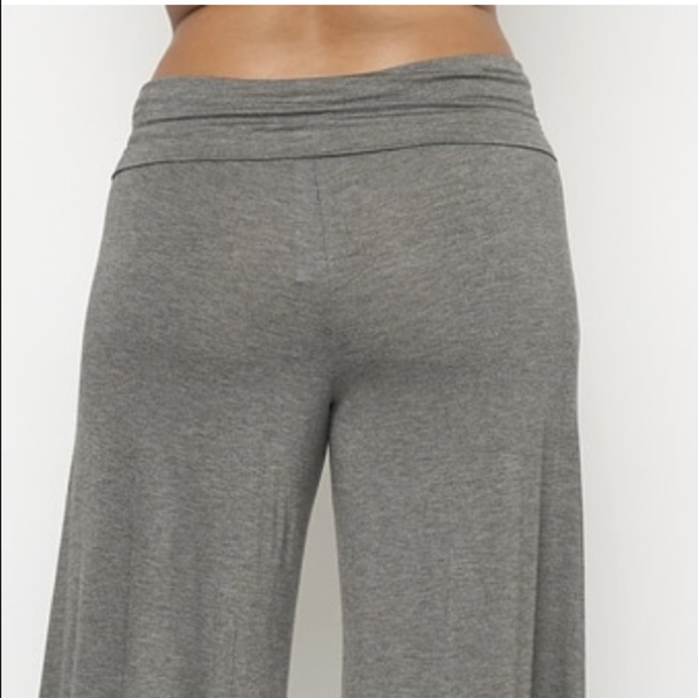 ❤️LAST NEW XL Charcoal Gray Palazzo Pants - Picture 3 of 7